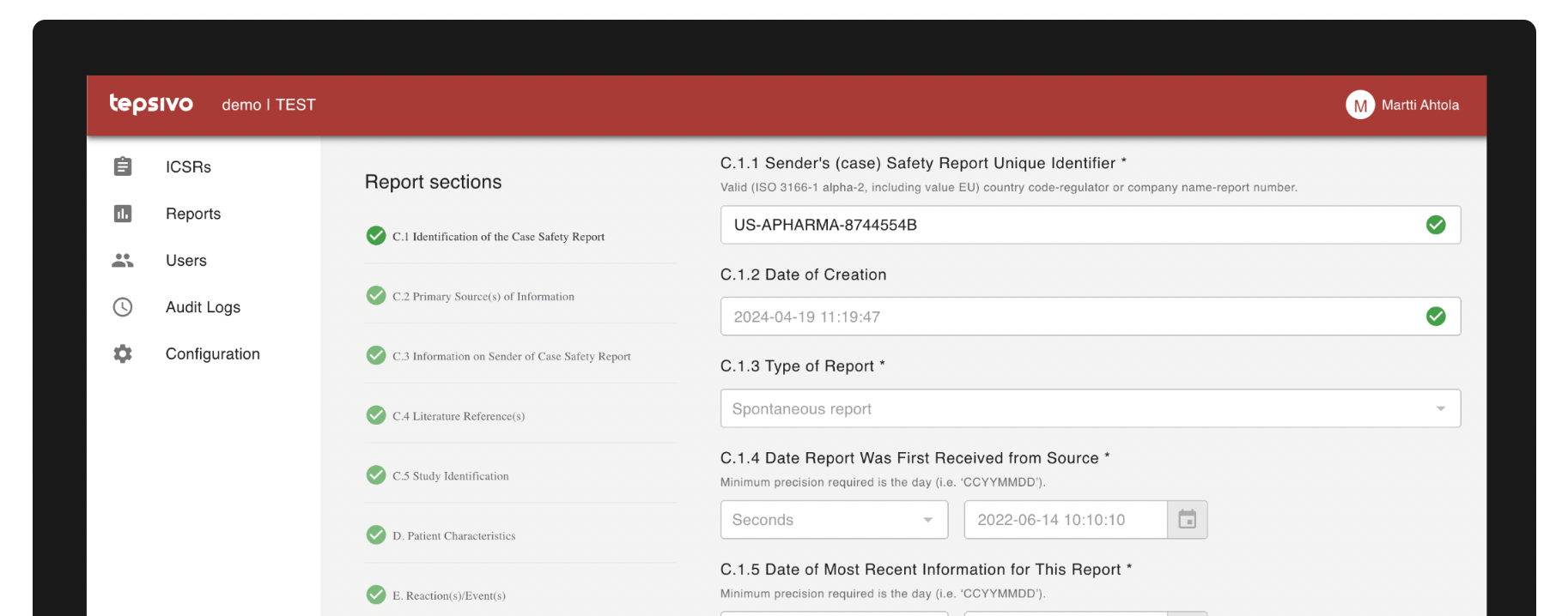 lcppv-safety-database-connection-screenshot